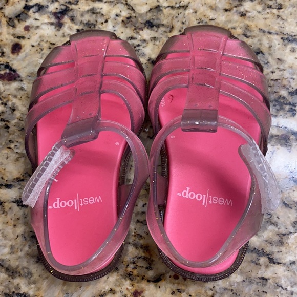 West/loop jelly sandals size 6 - Picture 2 of 6